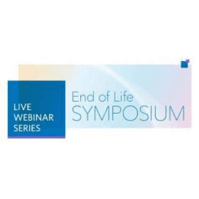 City of Hope's End of Life Symposium logo for their live webinar series