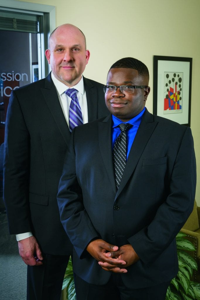 Compassion & Choices' legal team (L to R), Kevin Diaz and Jonathan Patterson