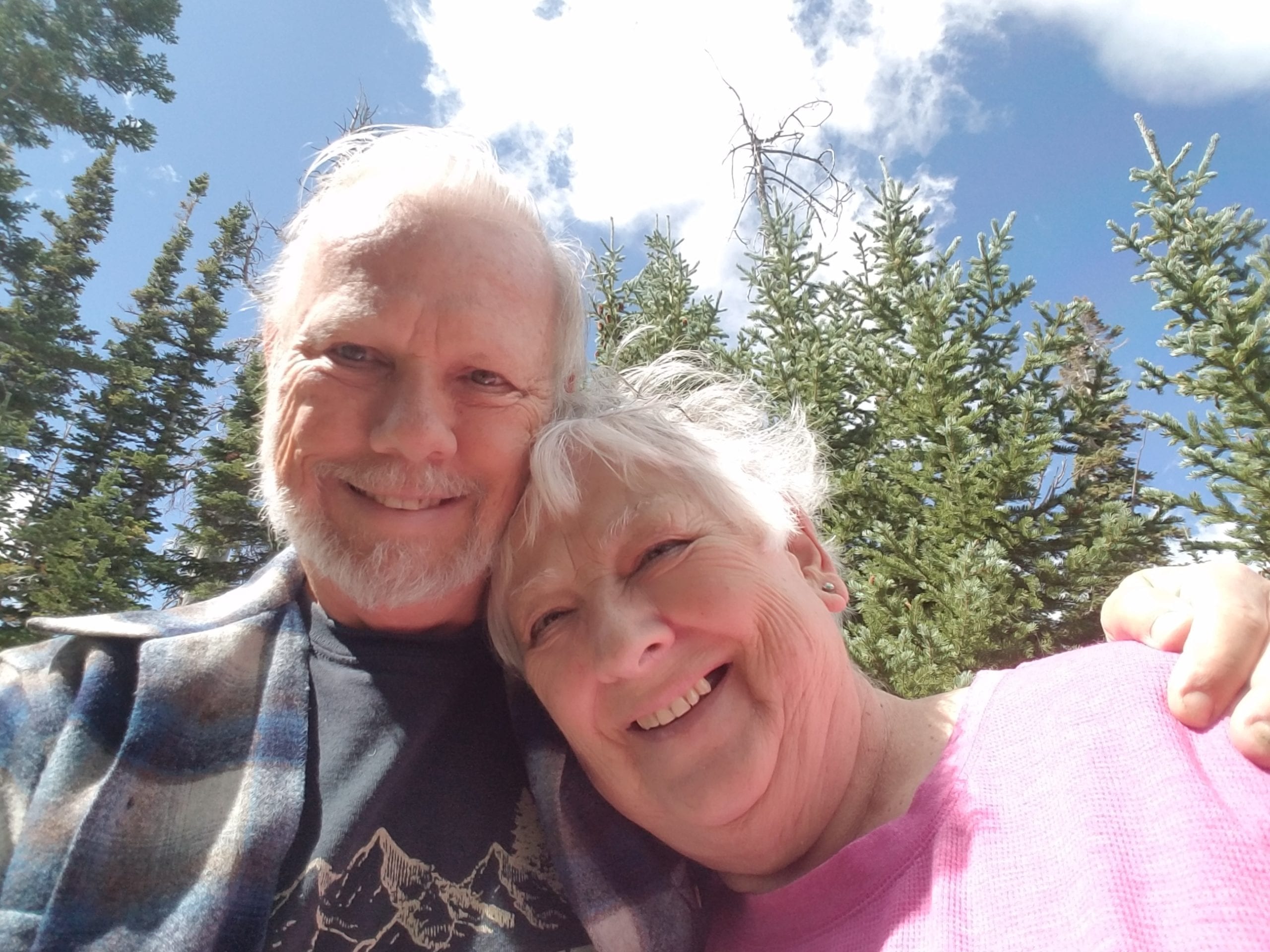 Richard Gillock, who utilized California's medical aid-in-dying law in March 2019, with his wife, Steph Campbell, in photo taken in September 2019