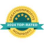 great nonprofits 2024 top rated badge